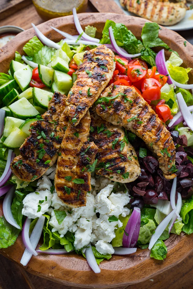 Asian Style Grilled Chicken Salad