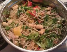 Asian Sweet And Spicy Noodles Vegetarian