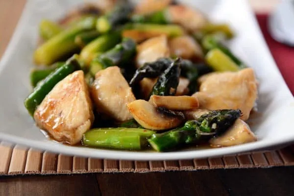 Asparagus Chicken Stir Fry