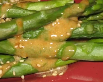 Asparagus In Soy Cream Sauce Zwt Ii -Asia