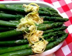 Asparagus With Lemon And Parmesan Butter