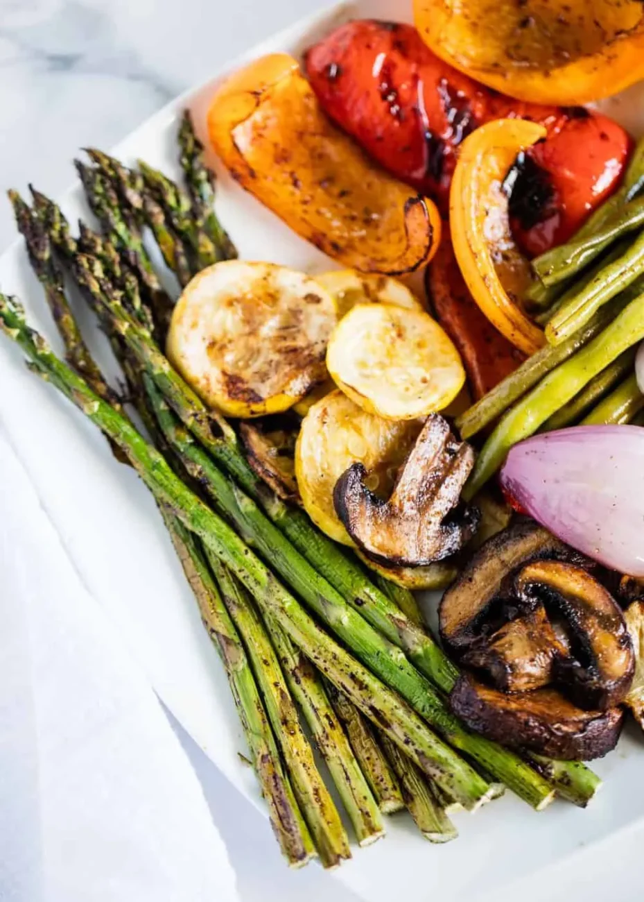 Asparagus, Zucchini, And Yellow Pepper