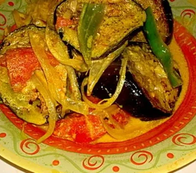 Aubergine Eggplant Curry 2