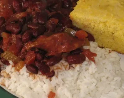 Authentic Creole Spicy Red Beans And Rice Recipe