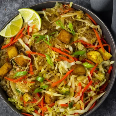 Authentic Filipino Vegetarian Pancit Noodles Recipe