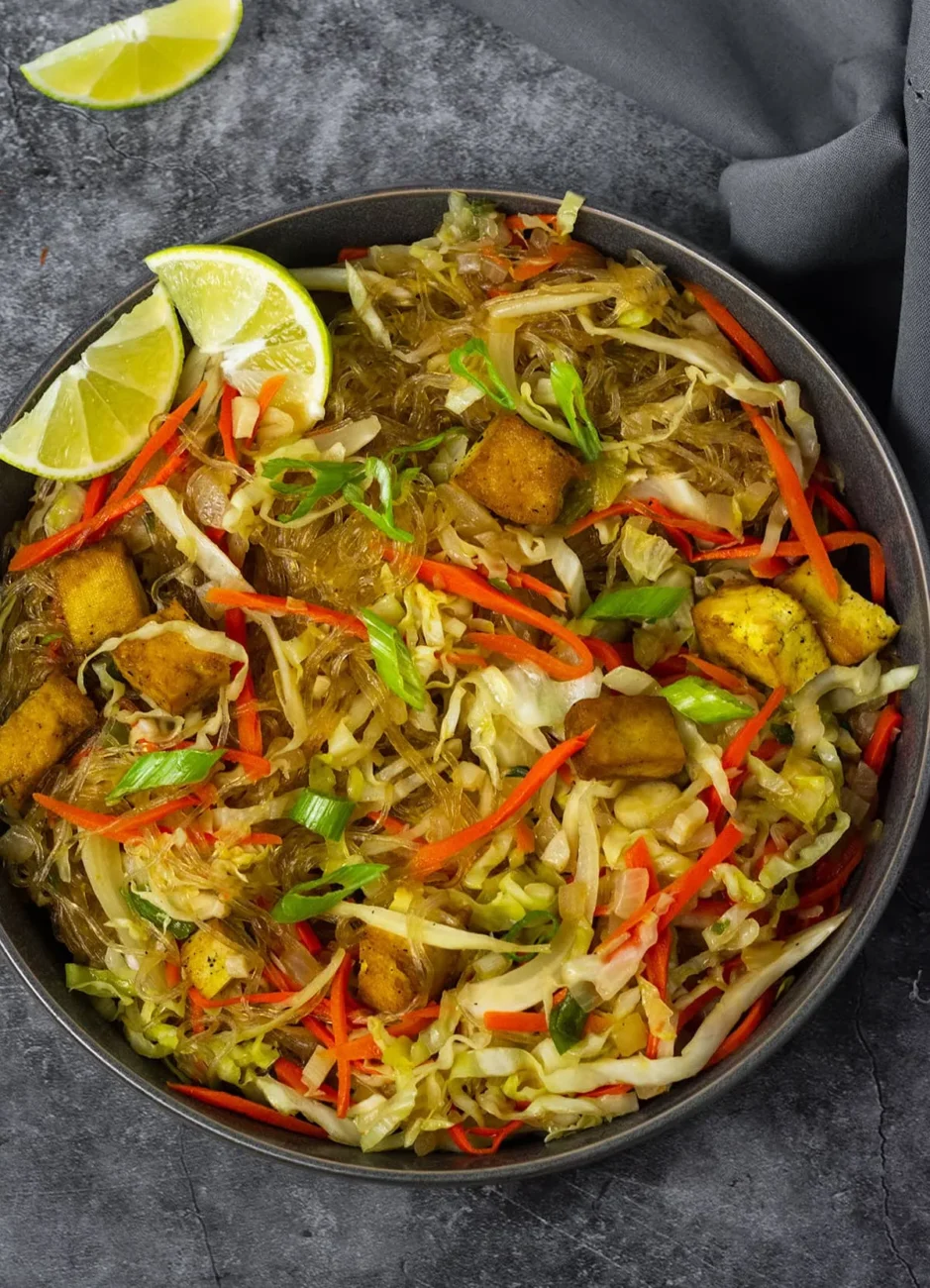 Authentic Filipino Vegetarian Pancit Noodles Recipe