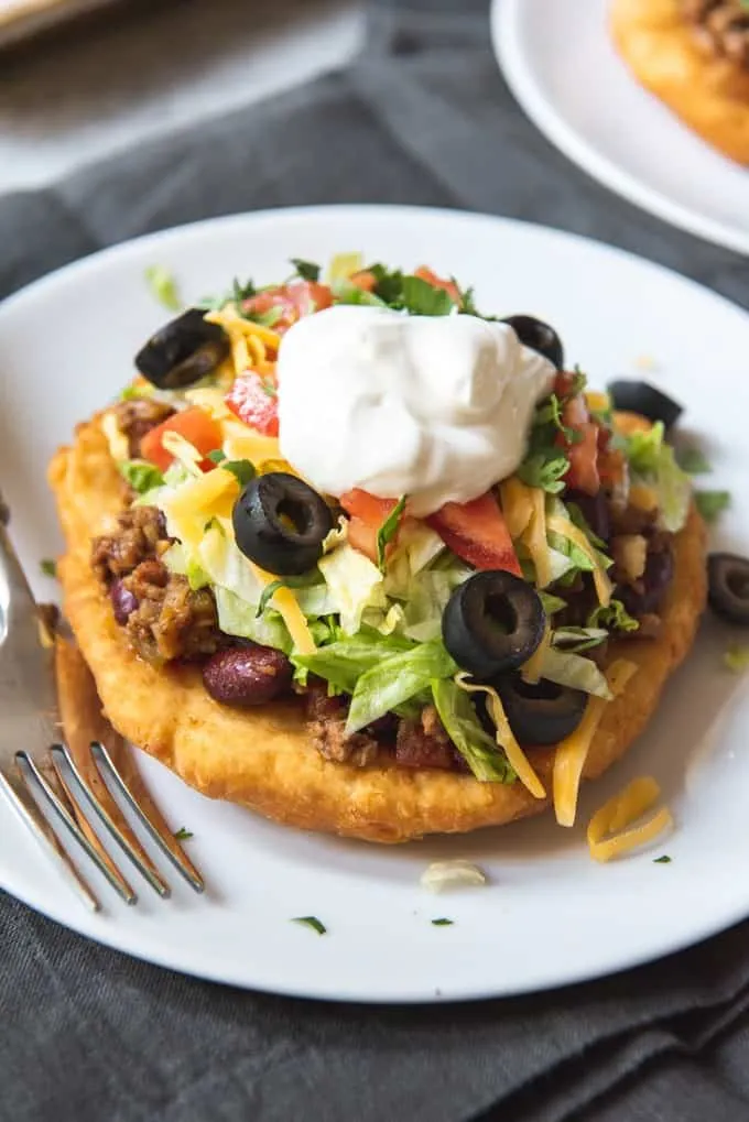 Authentic Indian Taco Fry Bread