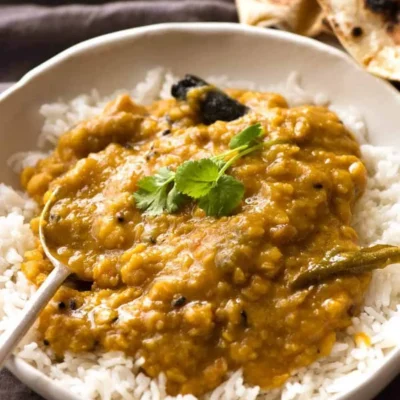 Authentic Indian Yellow Lentil Curry With A Spicy Twist