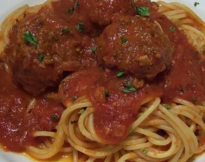 Authentic Italian Spaghetti And Meatballs Recipe