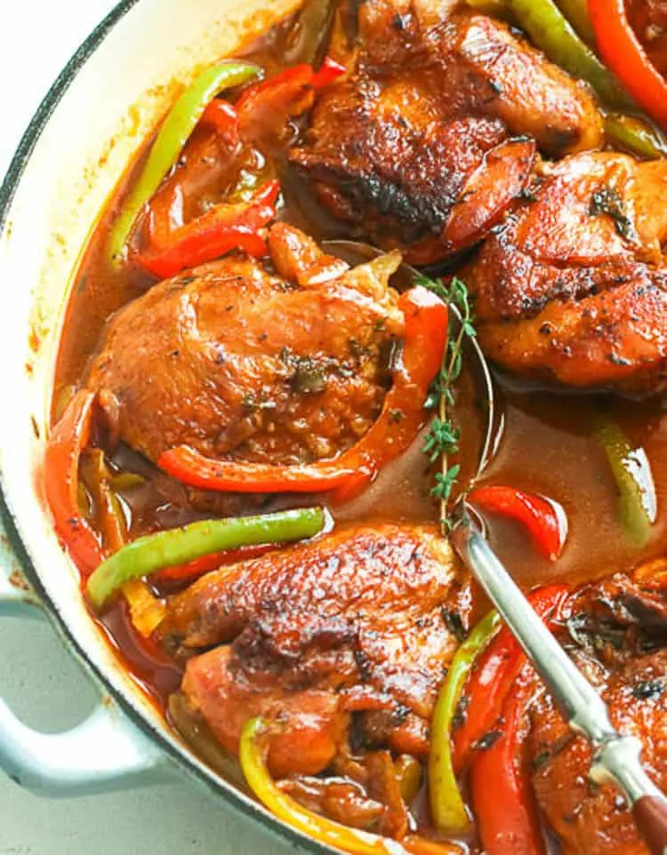 Authentic Jamaican Brown Stew Chicken