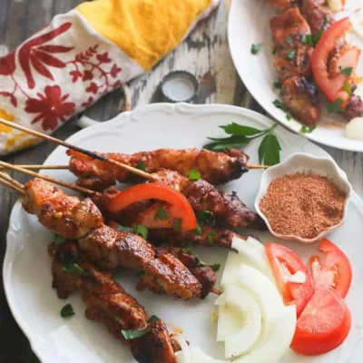 Authentic Nigerian Suya Chicken Skewers Recipe