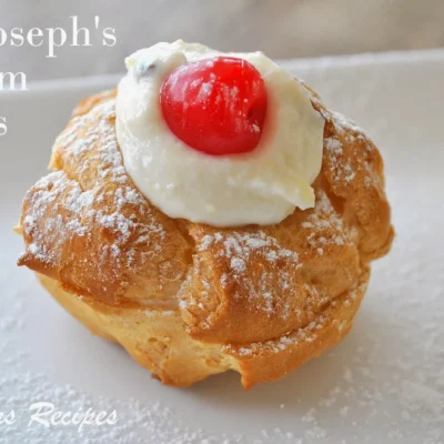 Authentic Sfingi Di San Giuseppe Recipe: Celebrate St. Joseph'S Day With Italian Cream Puffs