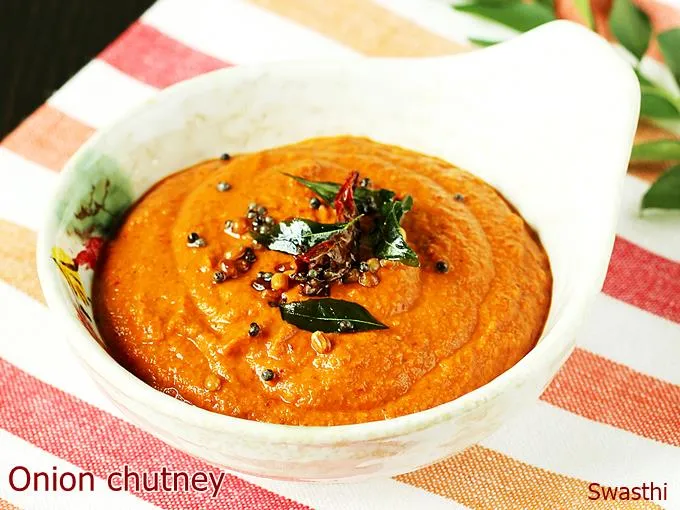 Authentic South Indian Spicy Onion Chutney Recipe