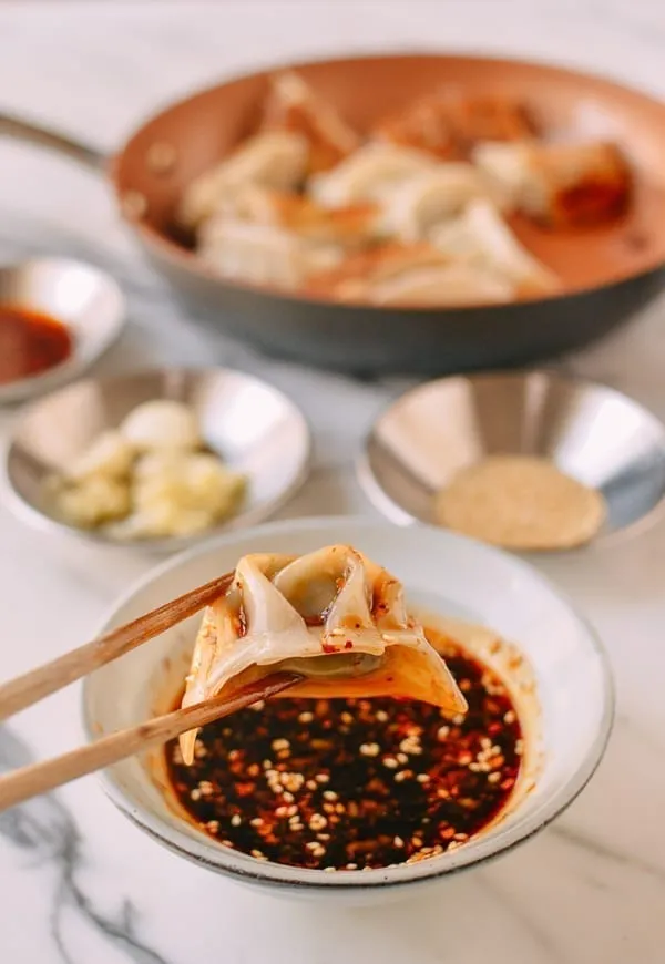 Authentic Steamed Chinese Dumplings with Homemade Dipping Sauce