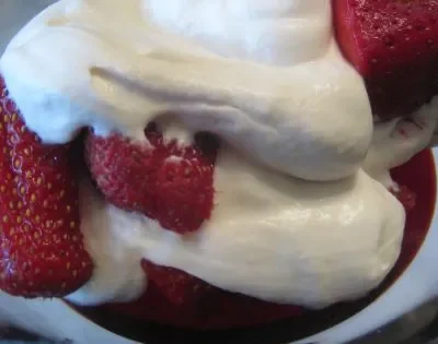 Authentic Strawberries Romanoff Recipe - A La Madeleine Classic At Home