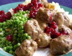 Authentic Swedish Meatballs with Lingonberry Sauce – A Scandinavian Delight