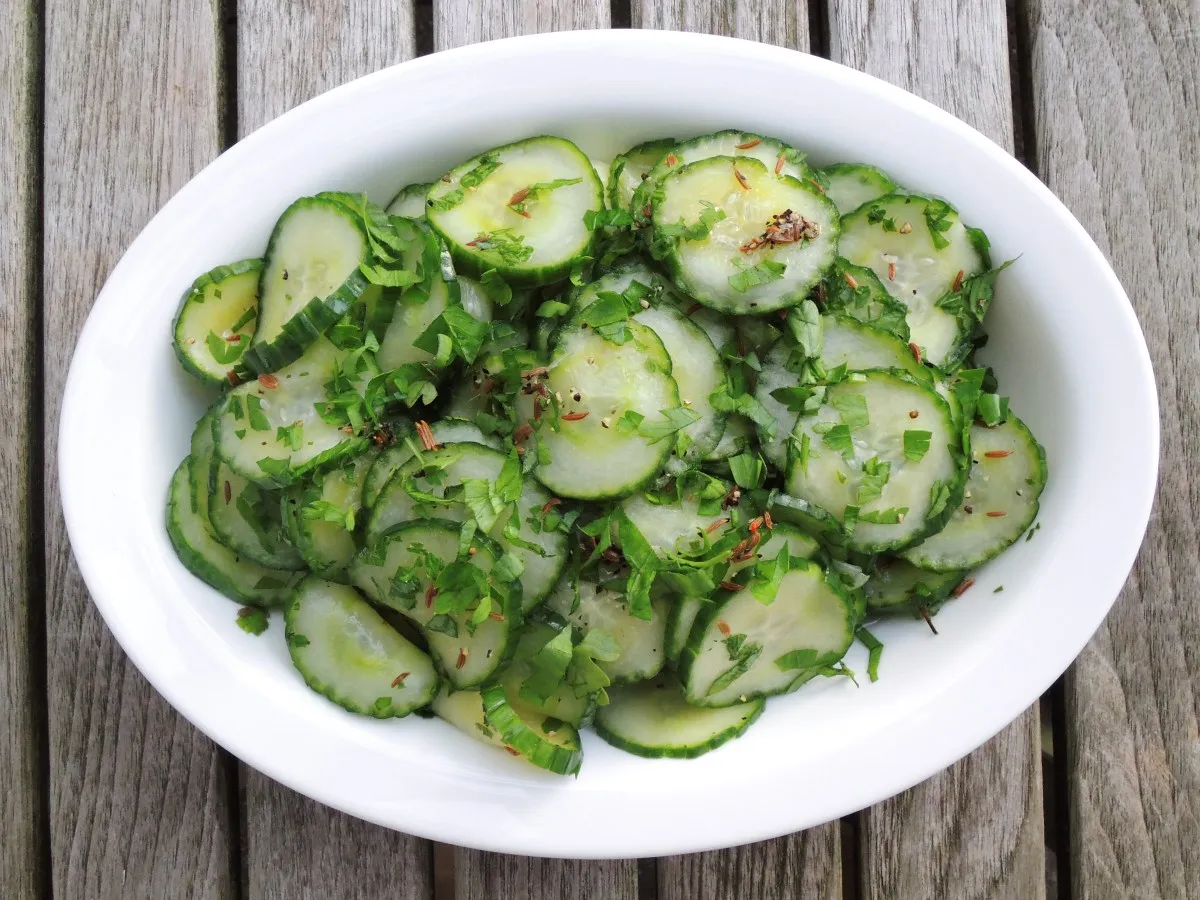Authentic Swedish Pressgurka: Easy Cucumber Salad Recipe