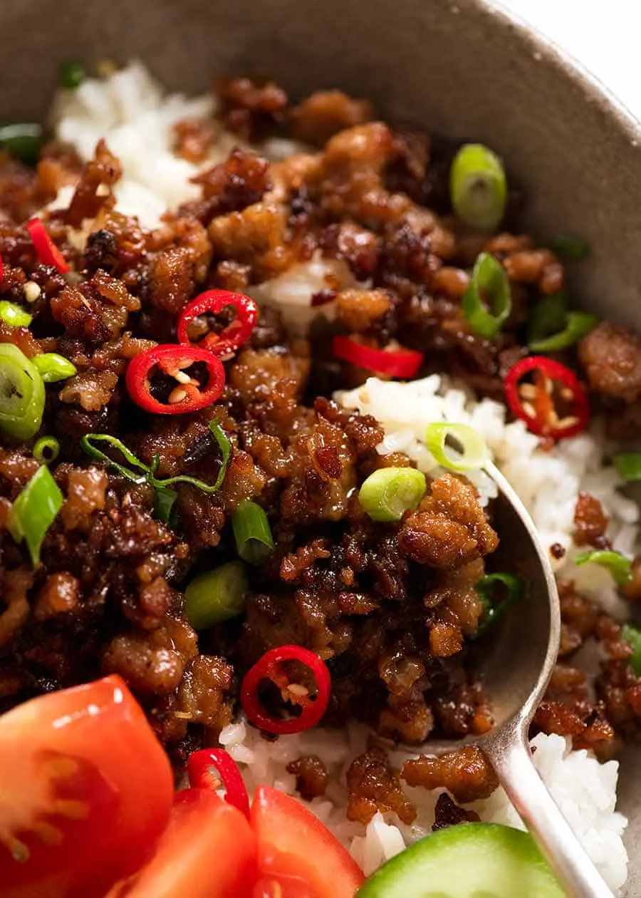 Authentic Taiwanese Pork Belly Rice Bowl Recipe