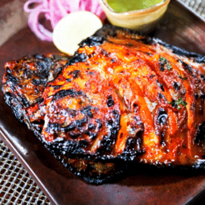 Authentic Tandoori Pomfret Recipe - Indian Grilled Fish Delight