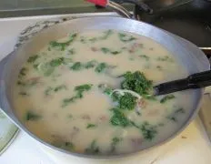 Authentic Tuscan-Style Soup Inspired By Olive Garden