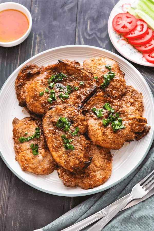 Authentic Vietnamese-Style Spicy Pork Chops Recipe