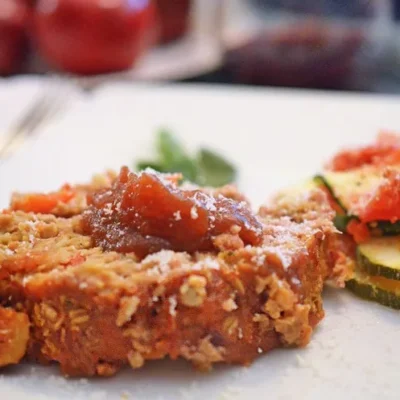 Autumn Apple Meatloaf With Apple Glaze