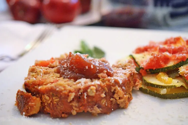 Autumn Apple Meatloaf With Apple Glaze