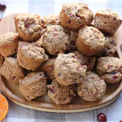 Autumn Cranberry Orange Muffins