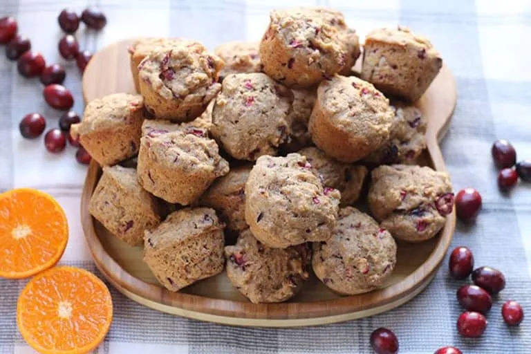 Autumn Cranberry Orange Muffins