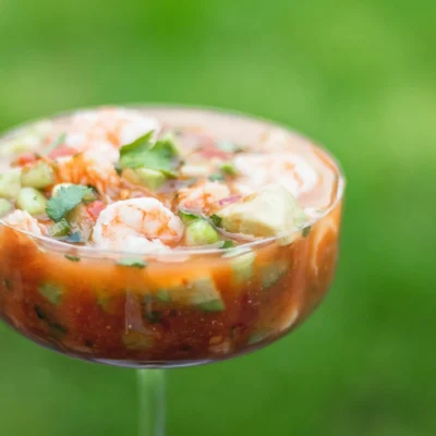 Avocado And Shrimp Cocktail