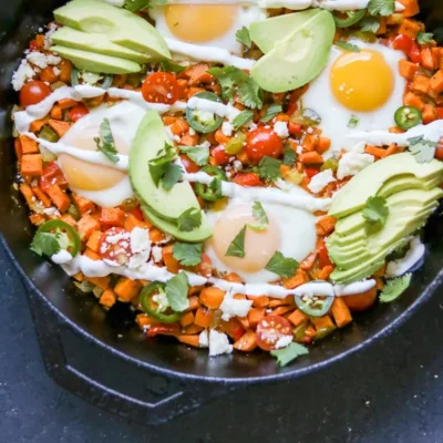 Avocado And Sweet Potato Hash