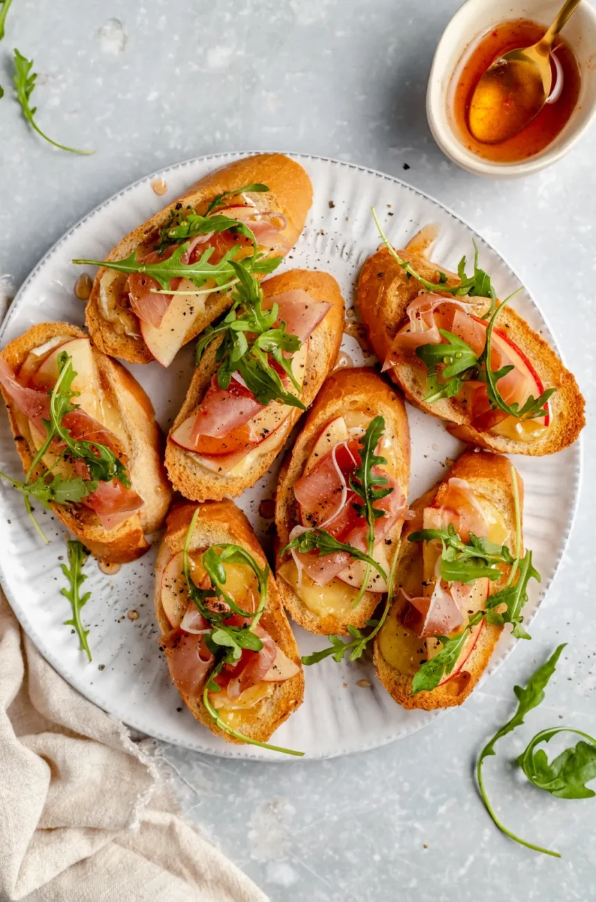 Avocado, Feta And Pancetta Bruschetta