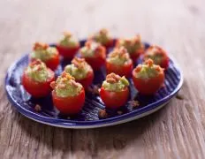 Avocado Stuffed Cherry Tomatoes