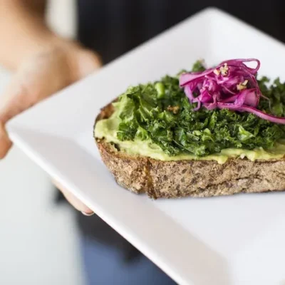 Avocado Toast With Lemon And Kale