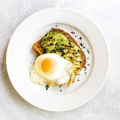 Avocado Toast With Sunny Side Egg