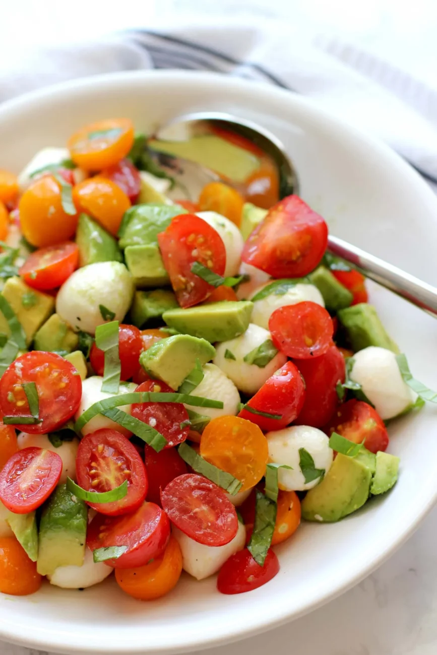 Avocado, Tomato And Mozzarella