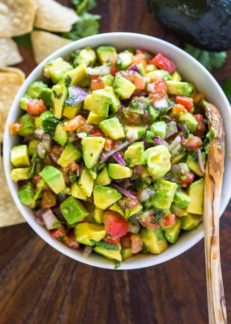 Avocado Tomato And Olive Salsa