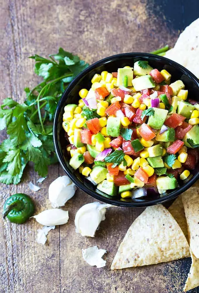 Avocado, Tomato & Corn Salad/Salsa