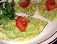 Avocado Tortilla Chip Rounds