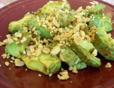 Avocado With Groundnut Dressing