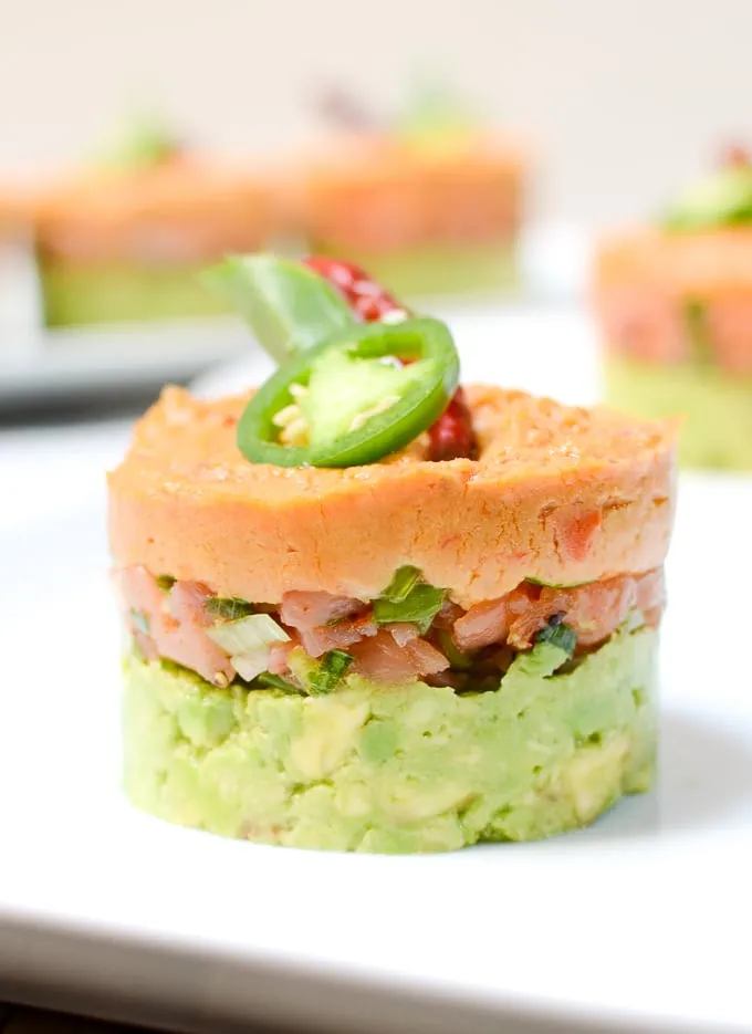 Avocado With Salmon Appetizer