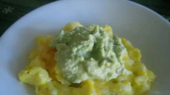 Avocado With Scrambled Eggs