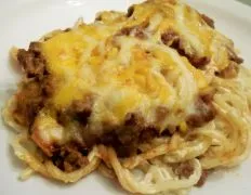 Awesome And Easy Spaghetti Casserole