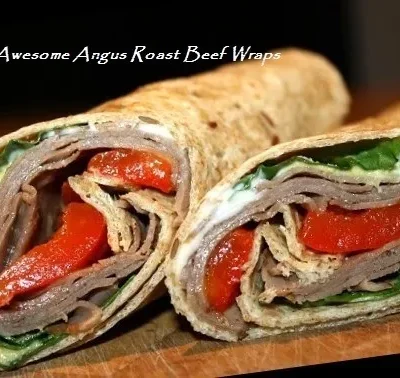 Awesome Angus Roast Beef Wraps