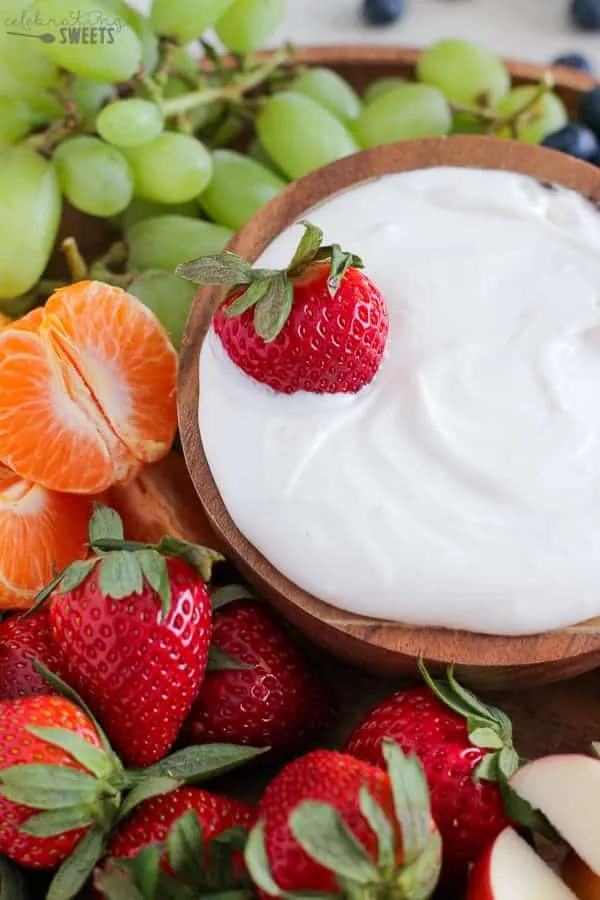 Awesome Cream Cheese Fruit Dip