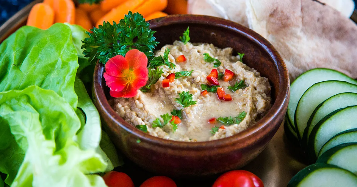 Baba Ghanouj Middle Eastern Eggplant Dip