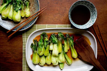 Baby Bok Choy With Oyster Sauce