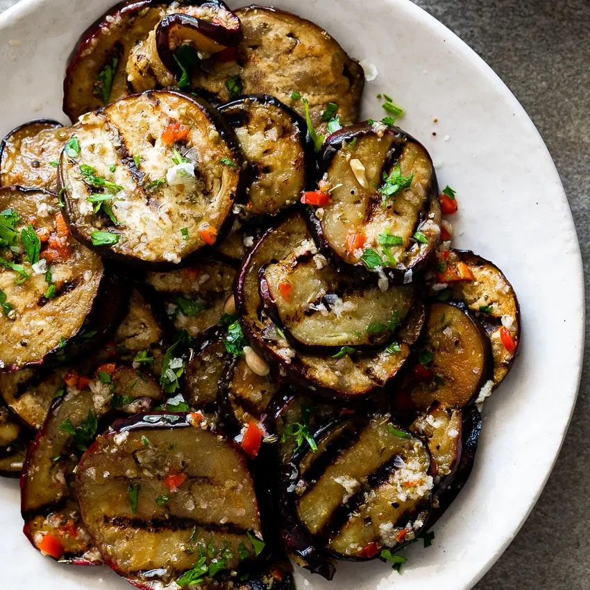 Baby Eggplant, Olive, And Herb- Cheese Frittata