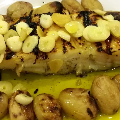 Bacalhau A Algarvia Golden Codfish