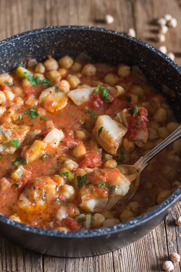 Bacalhau Salt Cod With Chickpeas